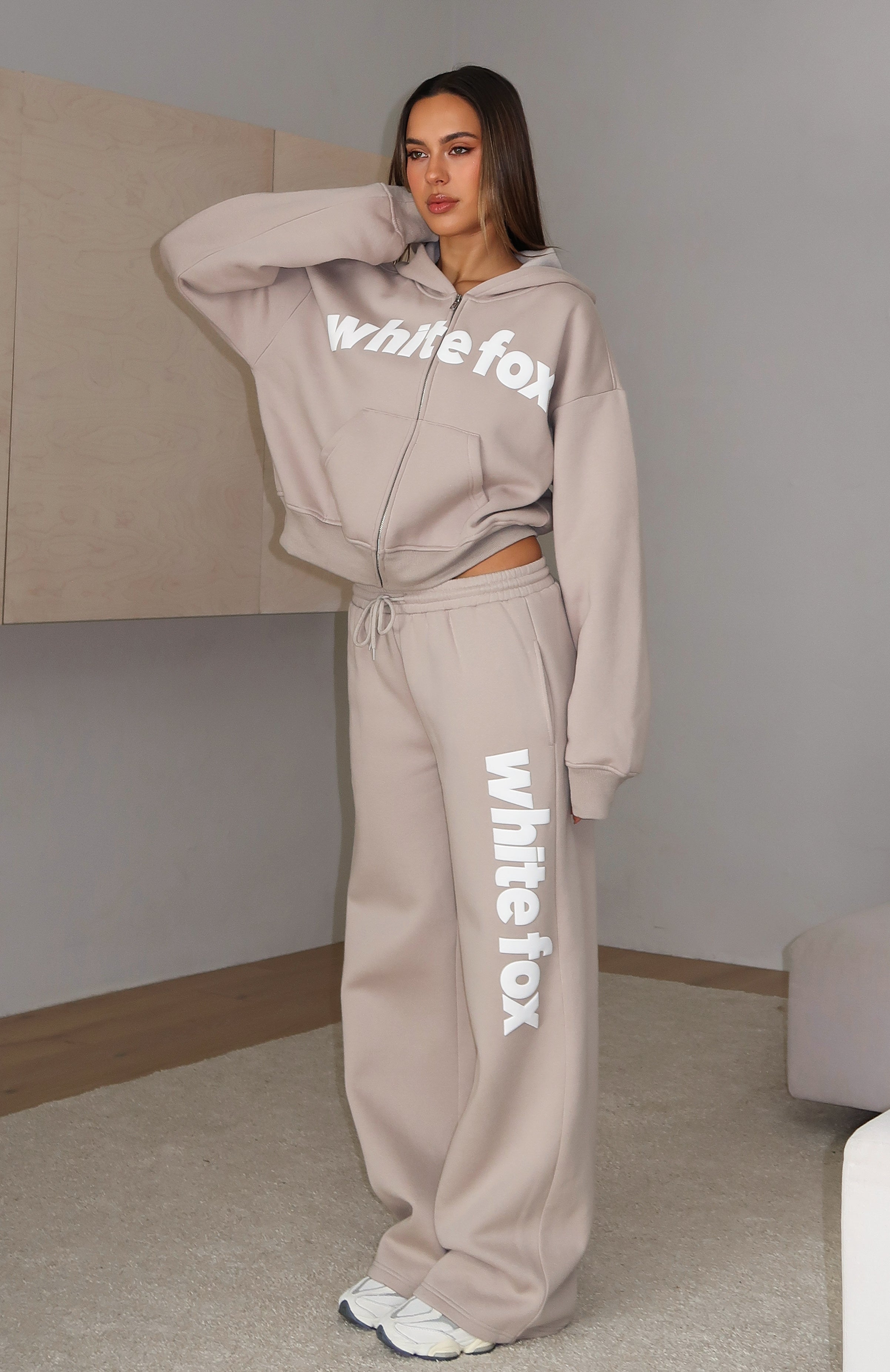 From The Archives Kenzie Wide Leg Sweatpants Moon