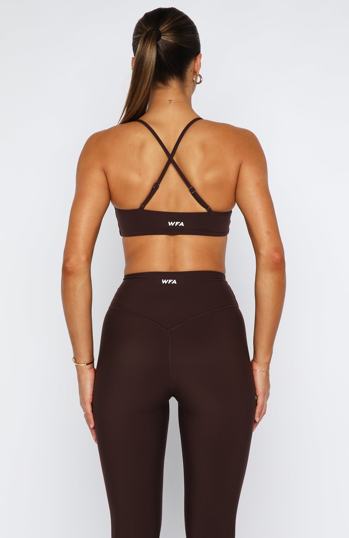 Fusion Sports Bra Dark Chocolate