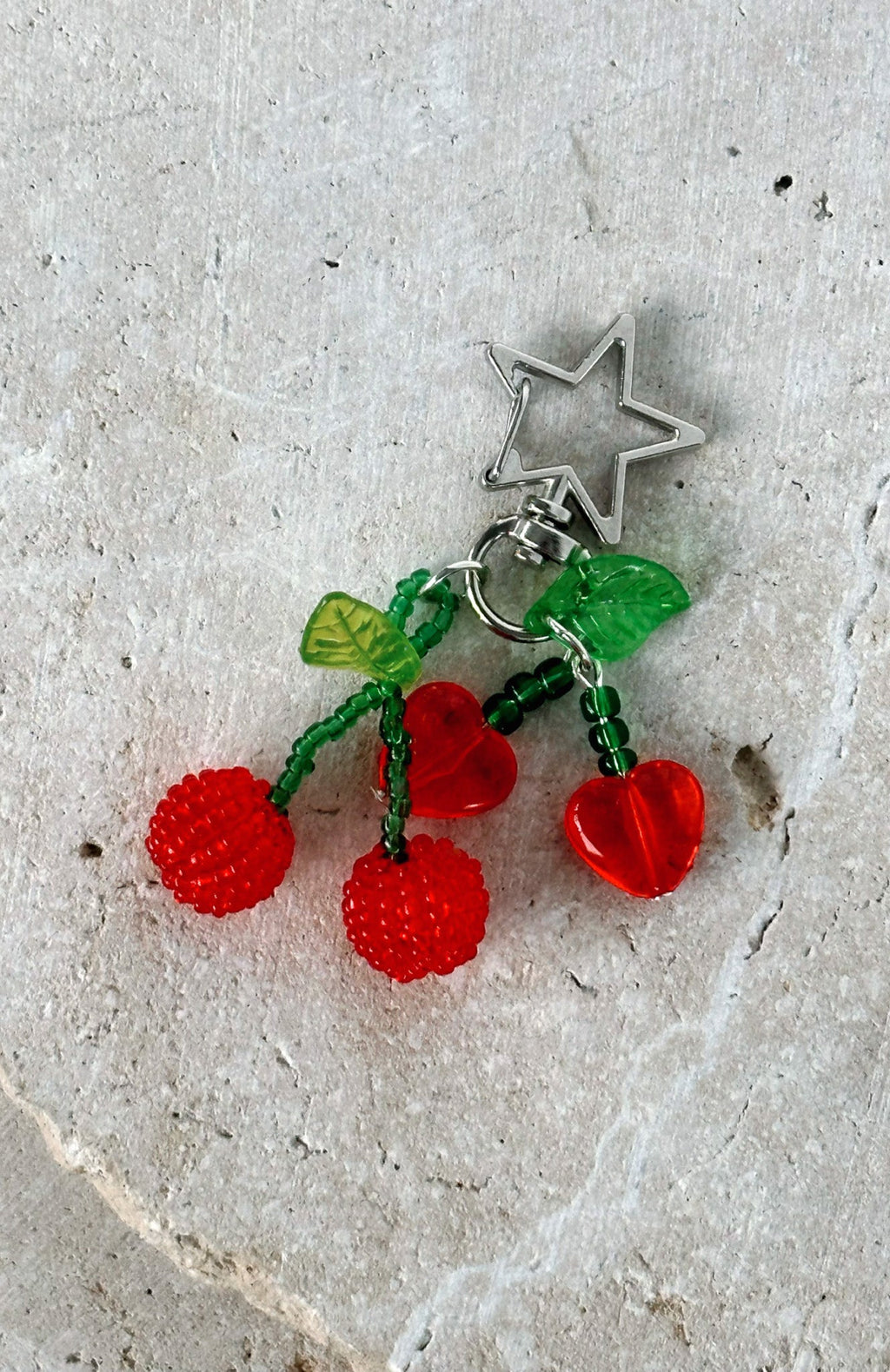 Harrison Key Ring Red Cherry