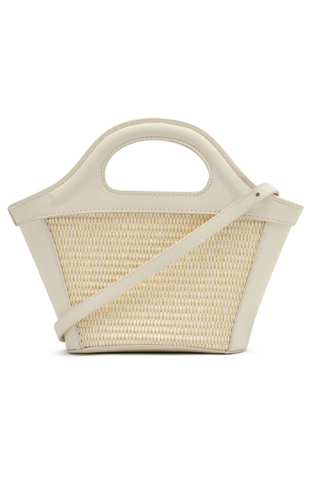 Jehan Top Handle Bag White