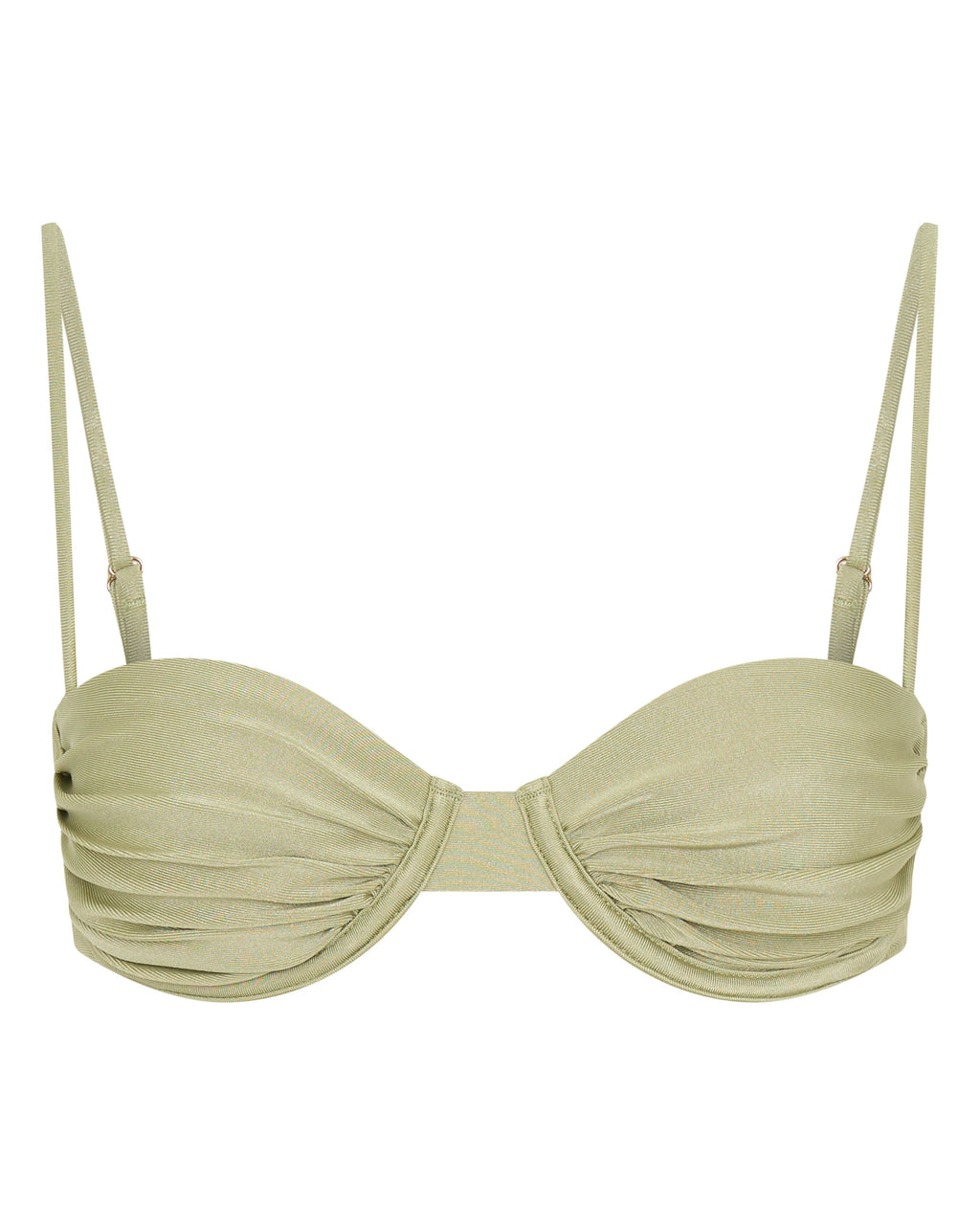 La Pelosa Bikini Top Olive