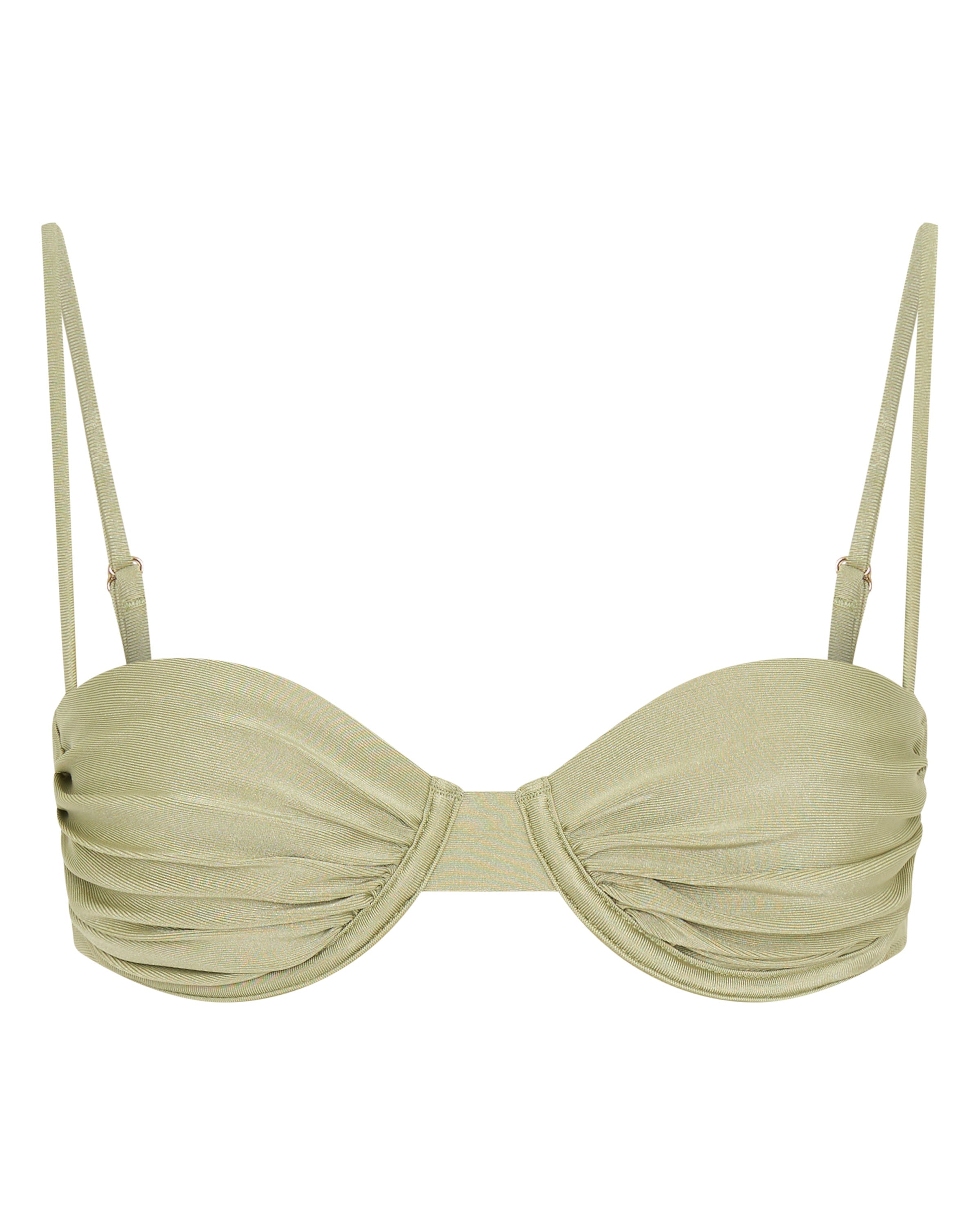 La Pelosa Bikini Top Olive