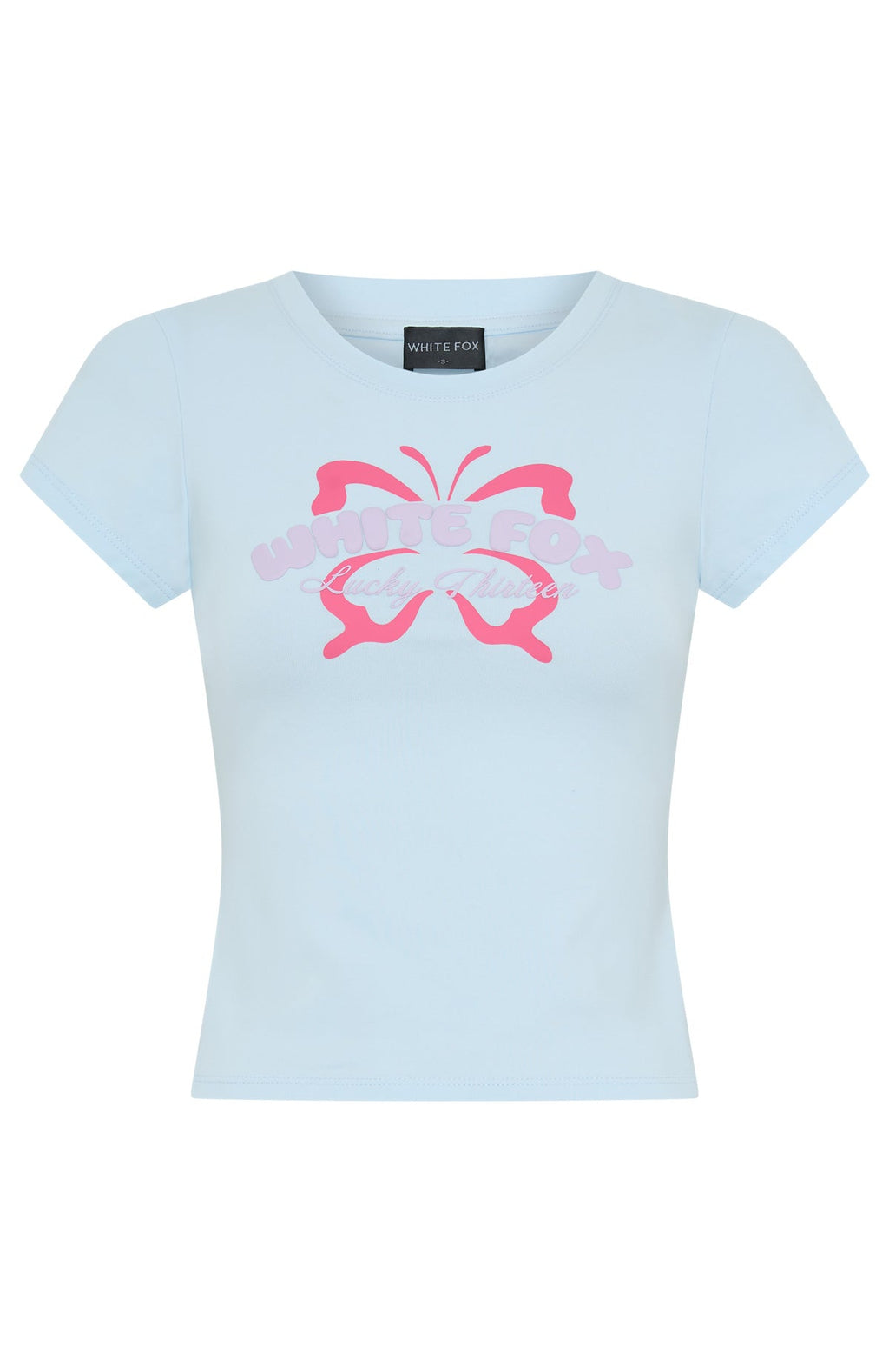 Lucky Thirteen Audrina Baby Tee Blue