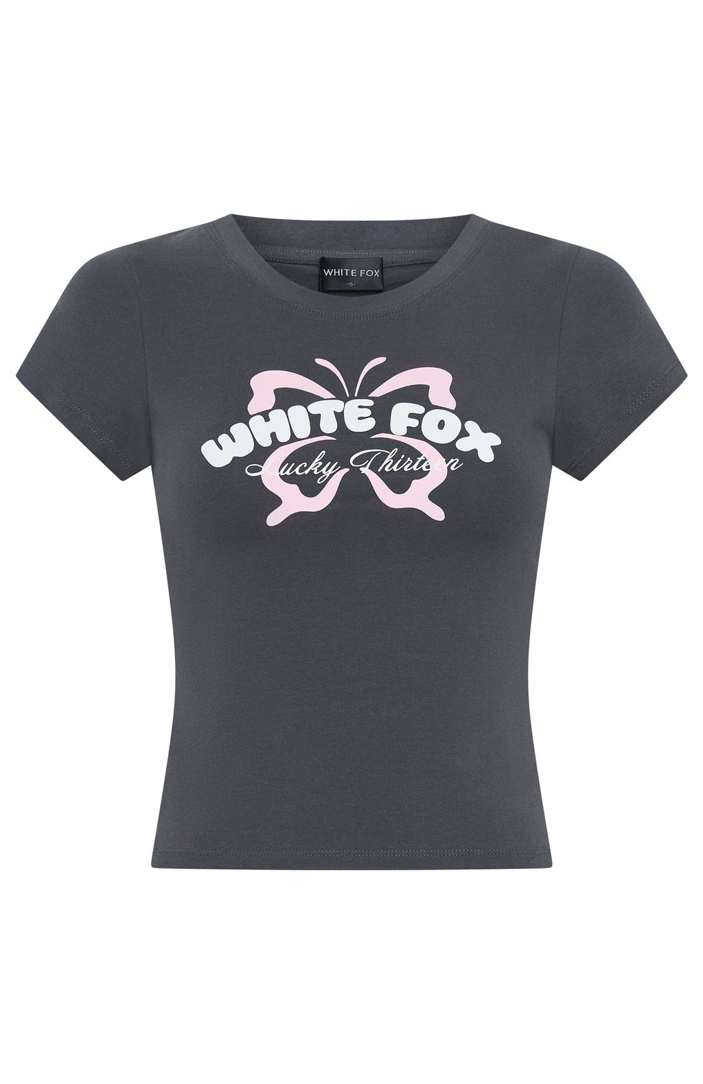 Lucky Thirteen Audrina Baby Tee Volcanic