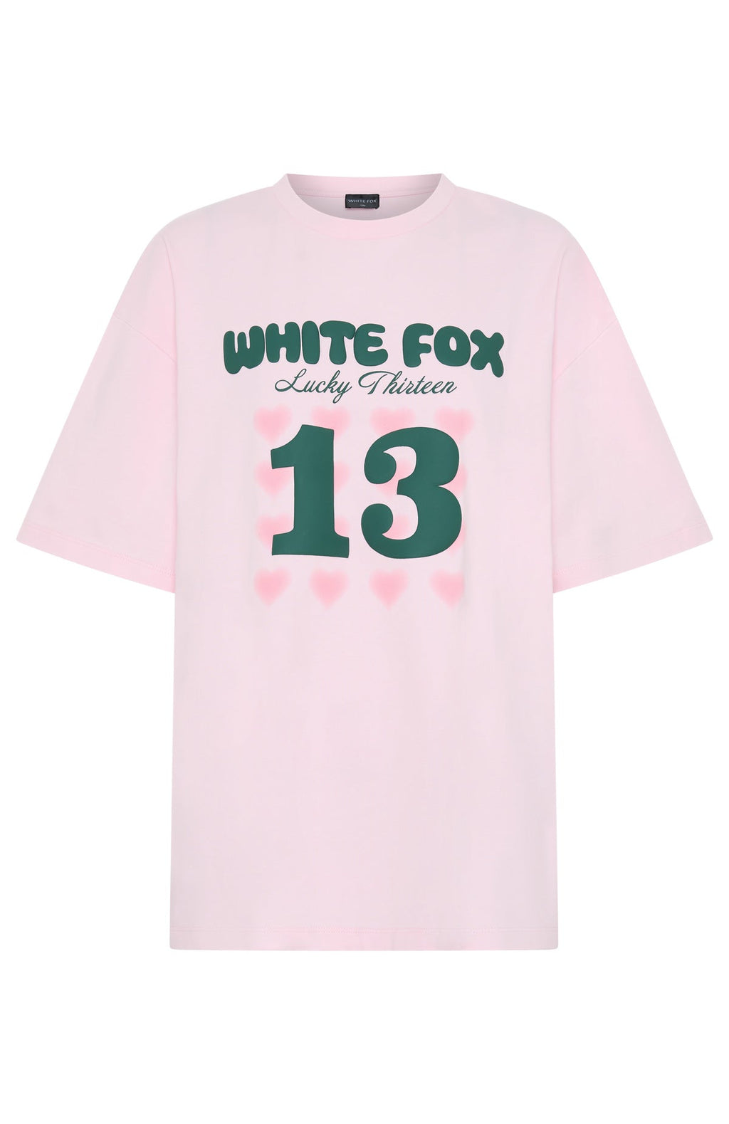 Lucky Thirteen Charise Oversized Tee Soft Pink