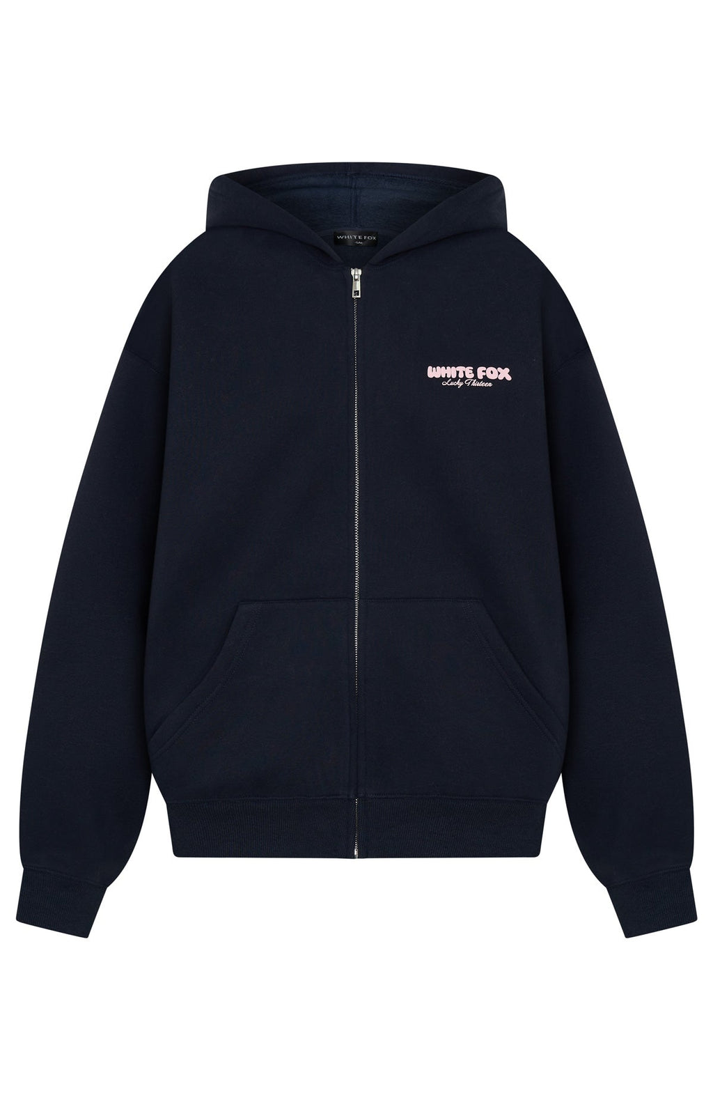 Lucky Thirteen Charise Zip Front Hoodie Navy