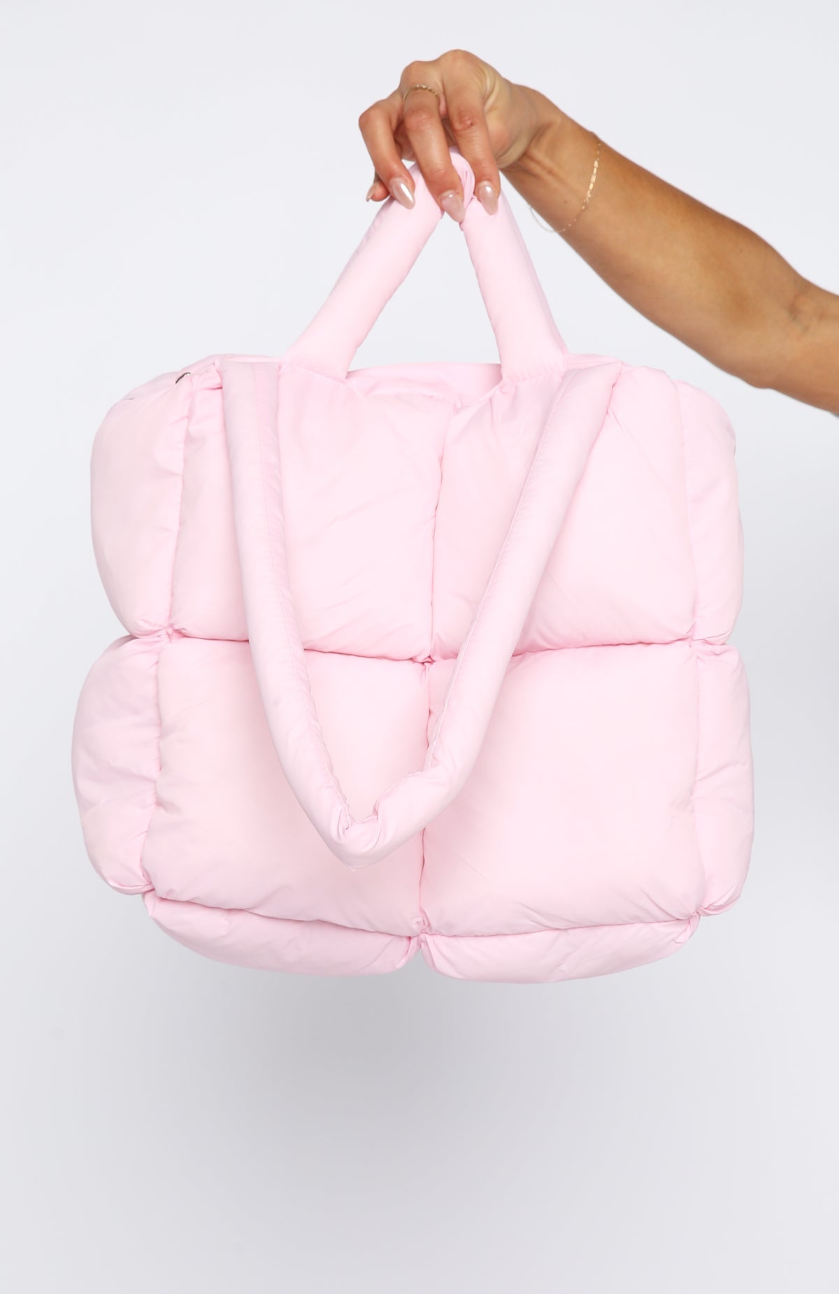 Malik Puffer Shoulder Bag Marshmallow