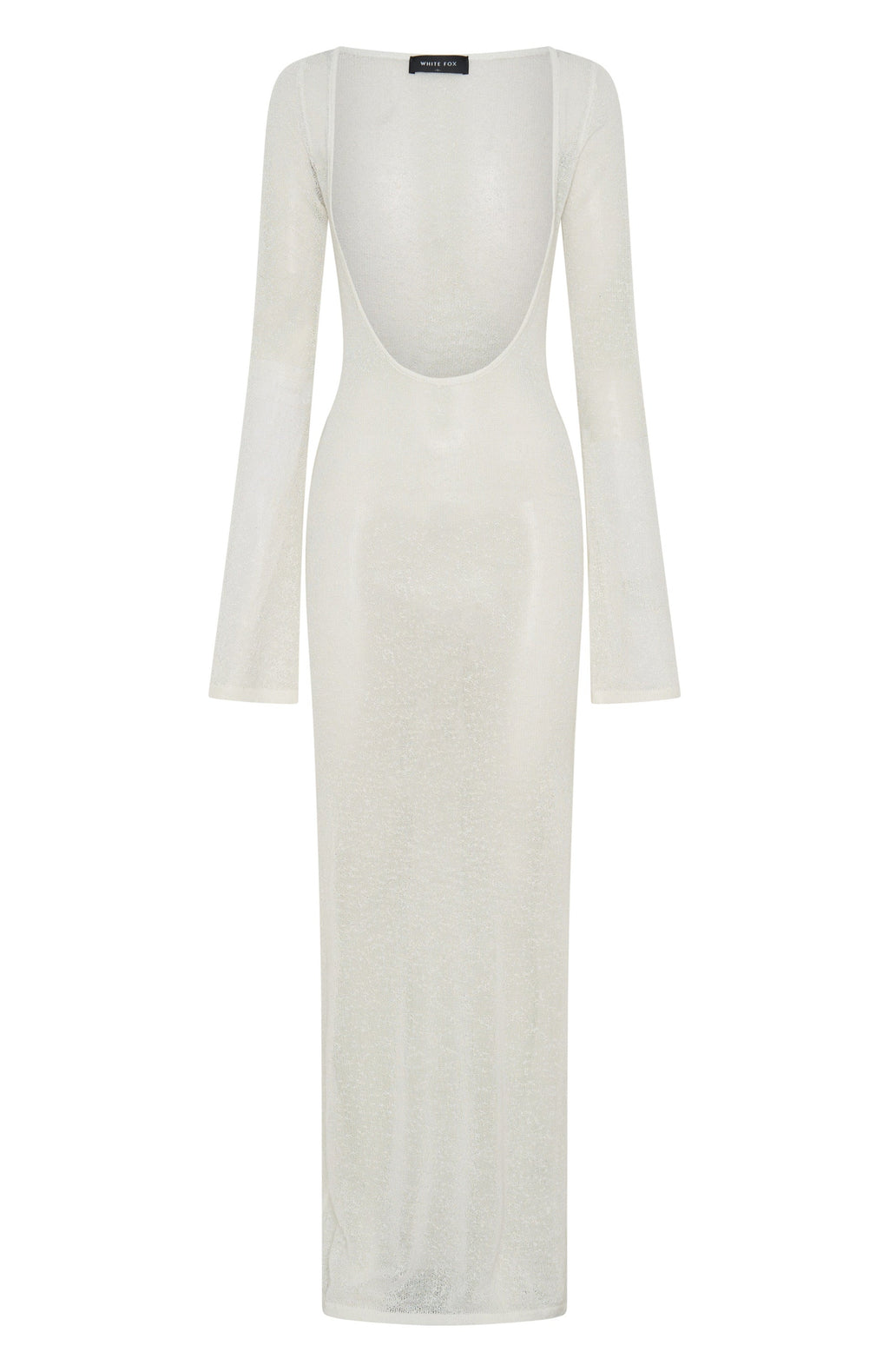 Malta Mermaids Long Sleeve Maxi Dress White