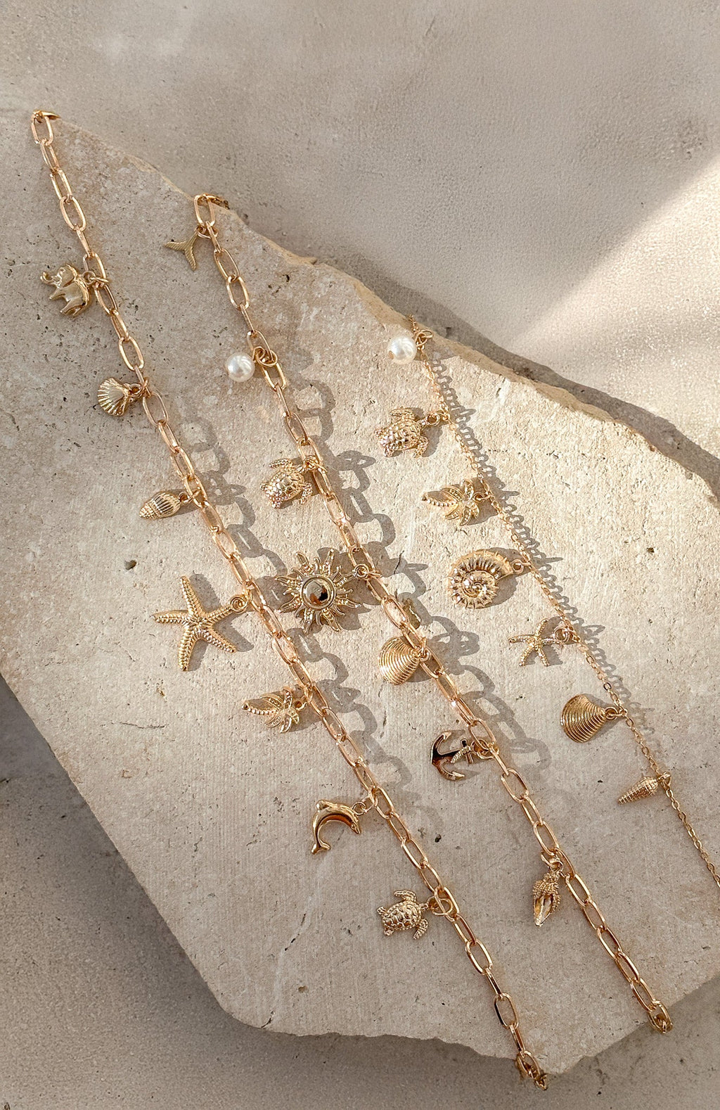 Mayer Necklace 3 Piece Set Gold