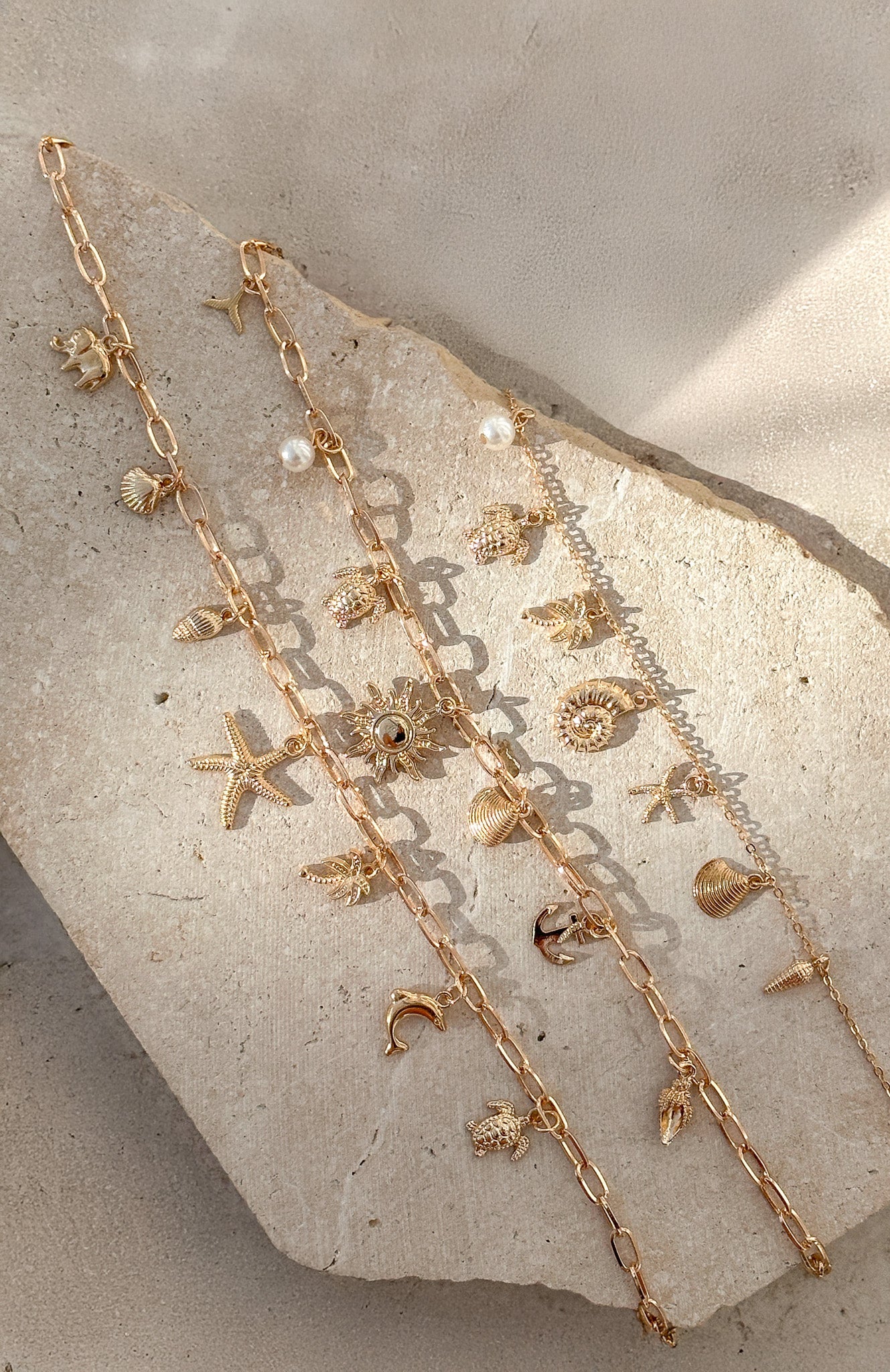 Mayer Necklace 3 Piece Set Gold