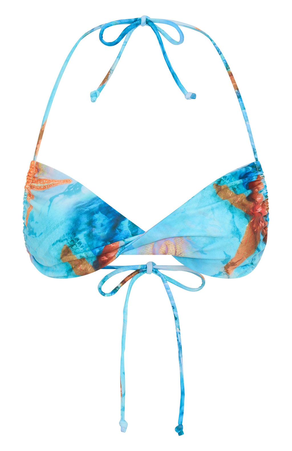 Mermaid Mood Bikini Top Coastal Treasure