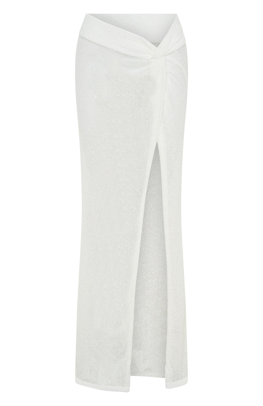 Moonlit Dream Maxi Skirt White