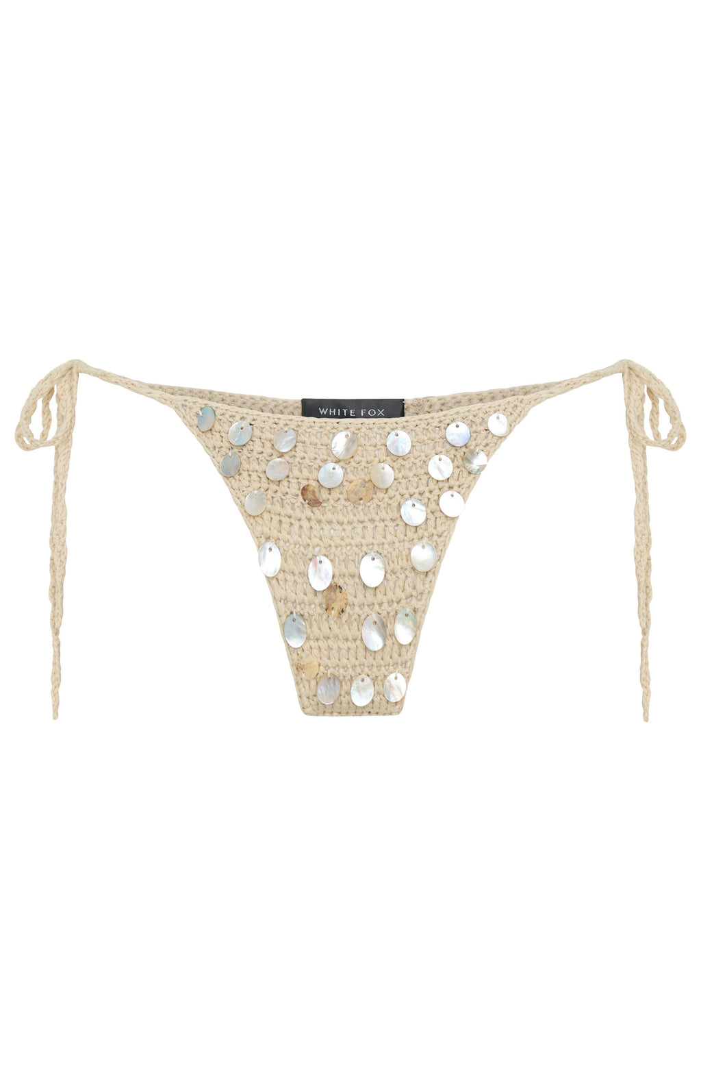 Need A Holiday Crochet Bikini Bottoms Shell
