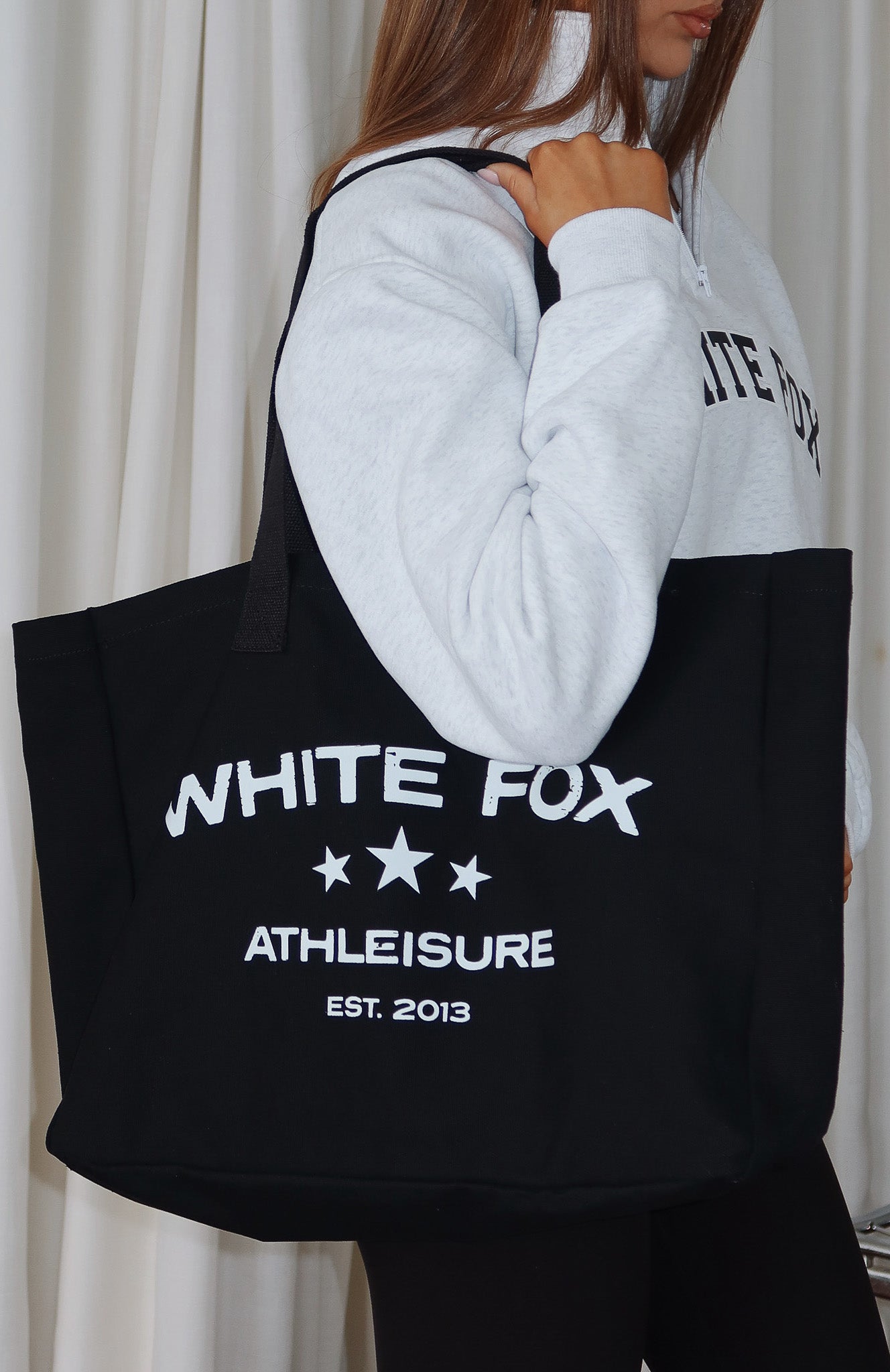 Never Wrong Tote Bag Black/White