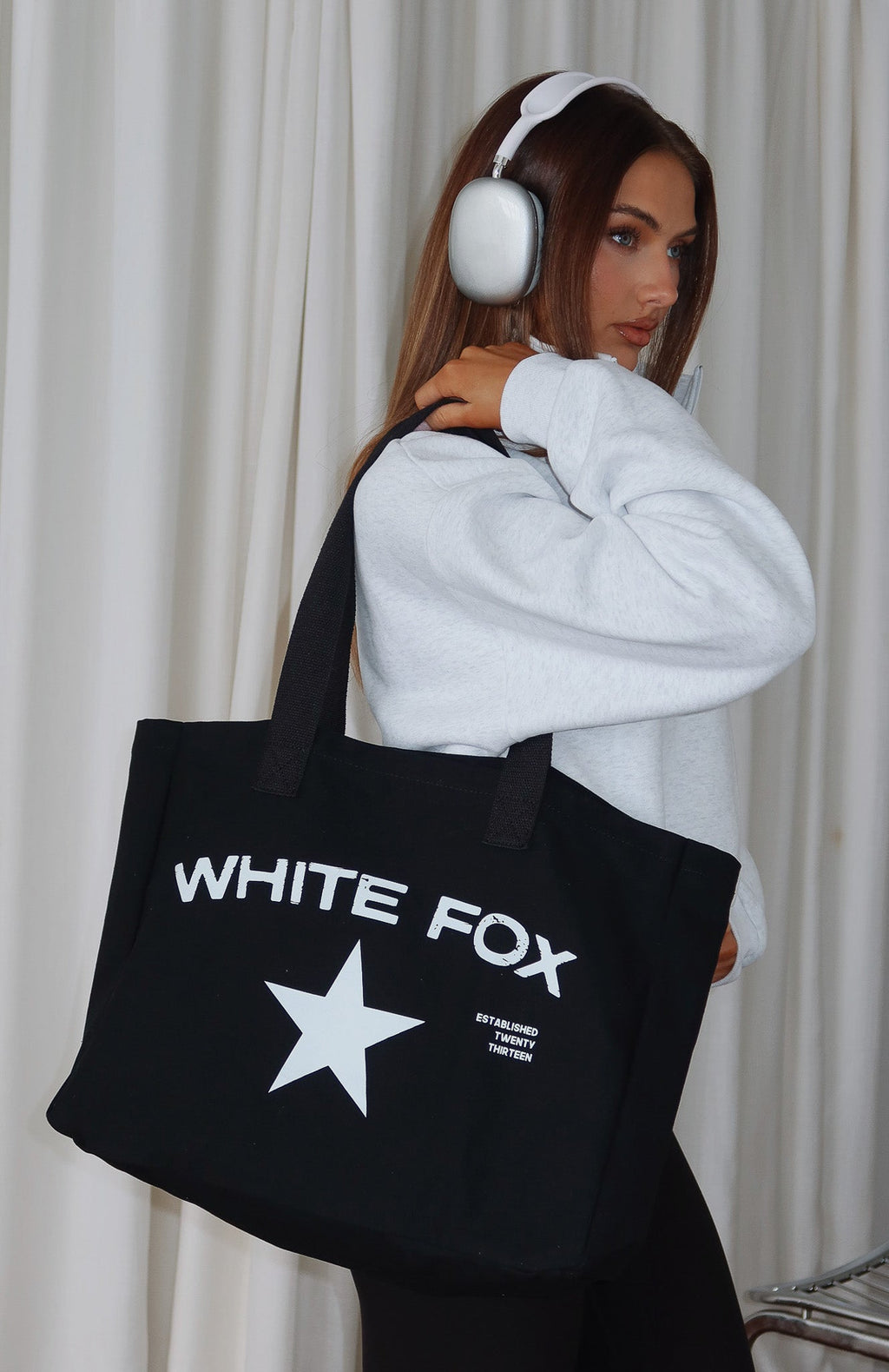 Never Wrong Tote Bag Black/White