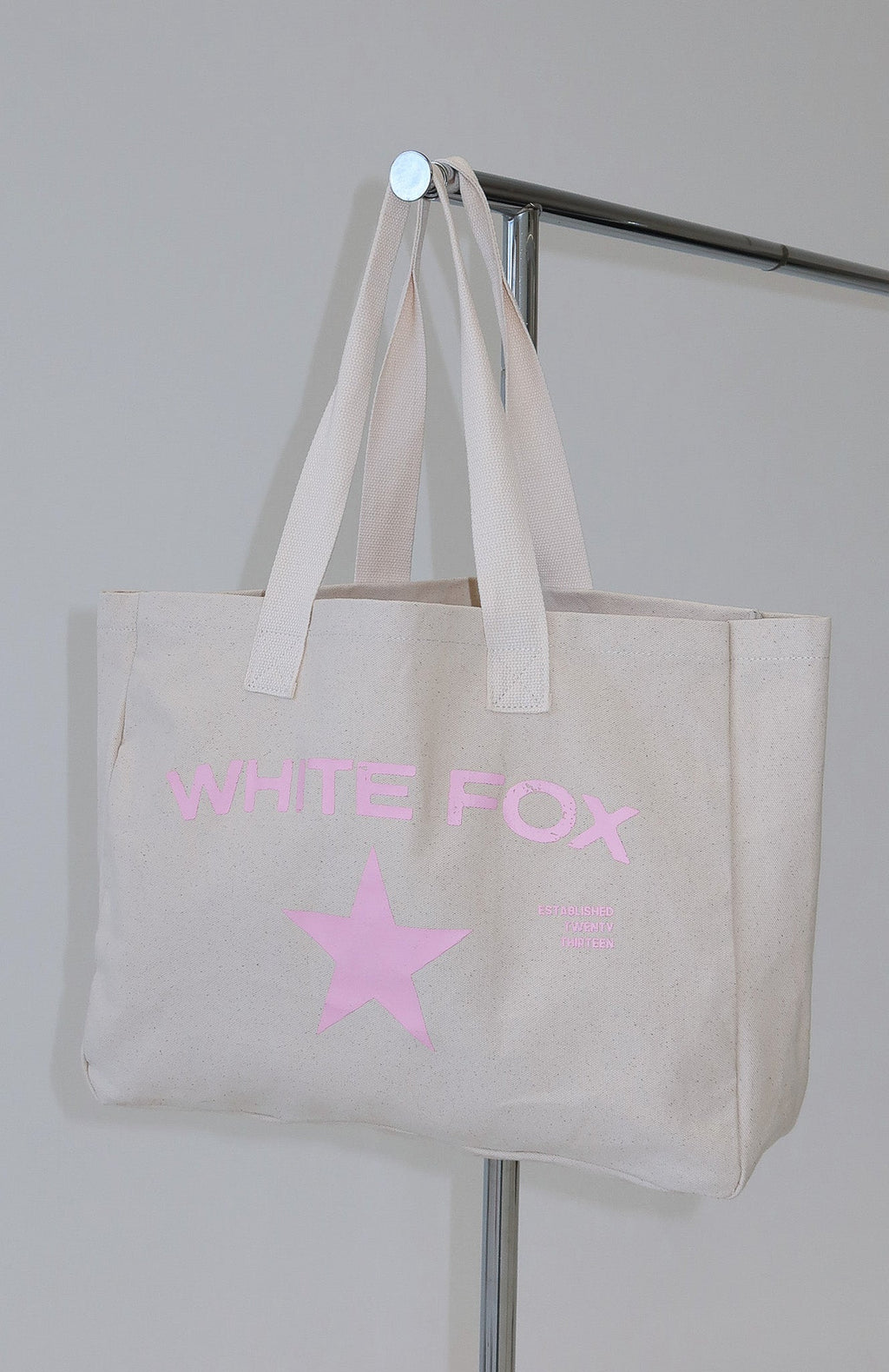 Never Wrong Tote Bag Natural/Pink