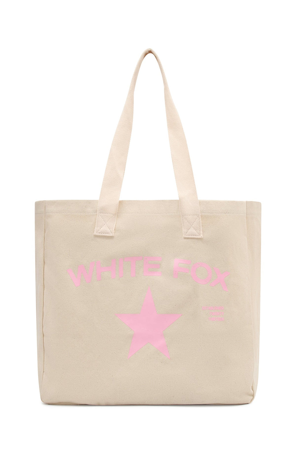 Never Wrong Tote Bag Natural/Pink