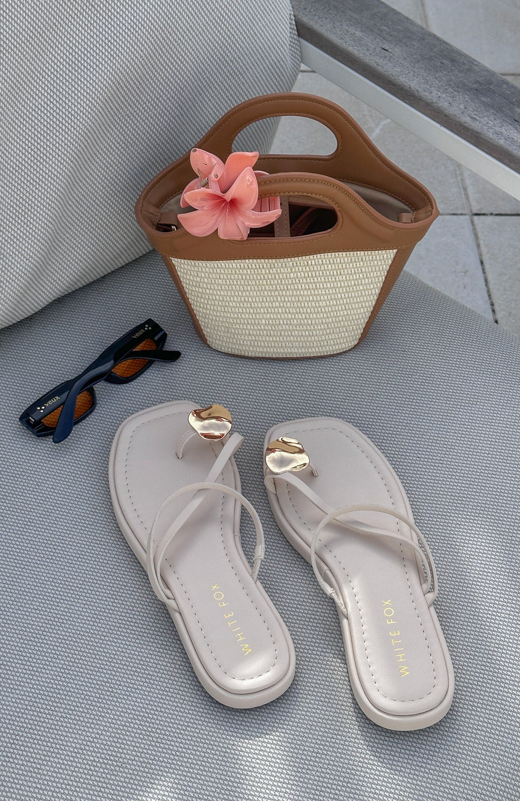 Nicolette Sandals Bone