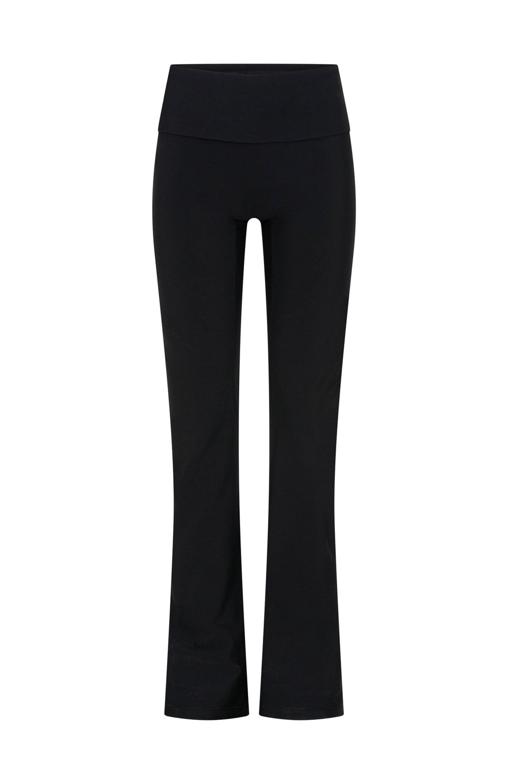 Progression Foldover Flare Leggings Black