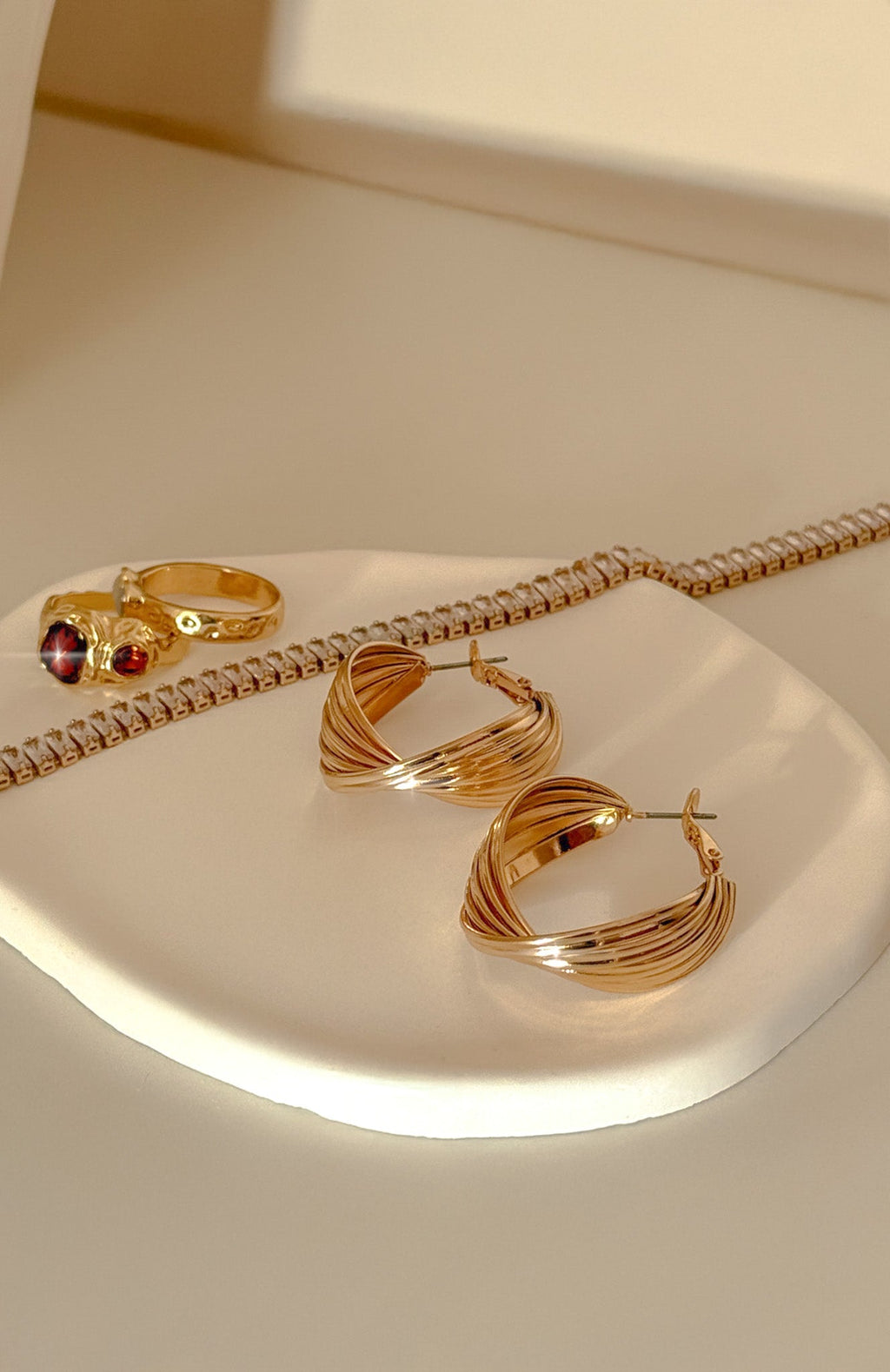 Purnima Earrings Gold