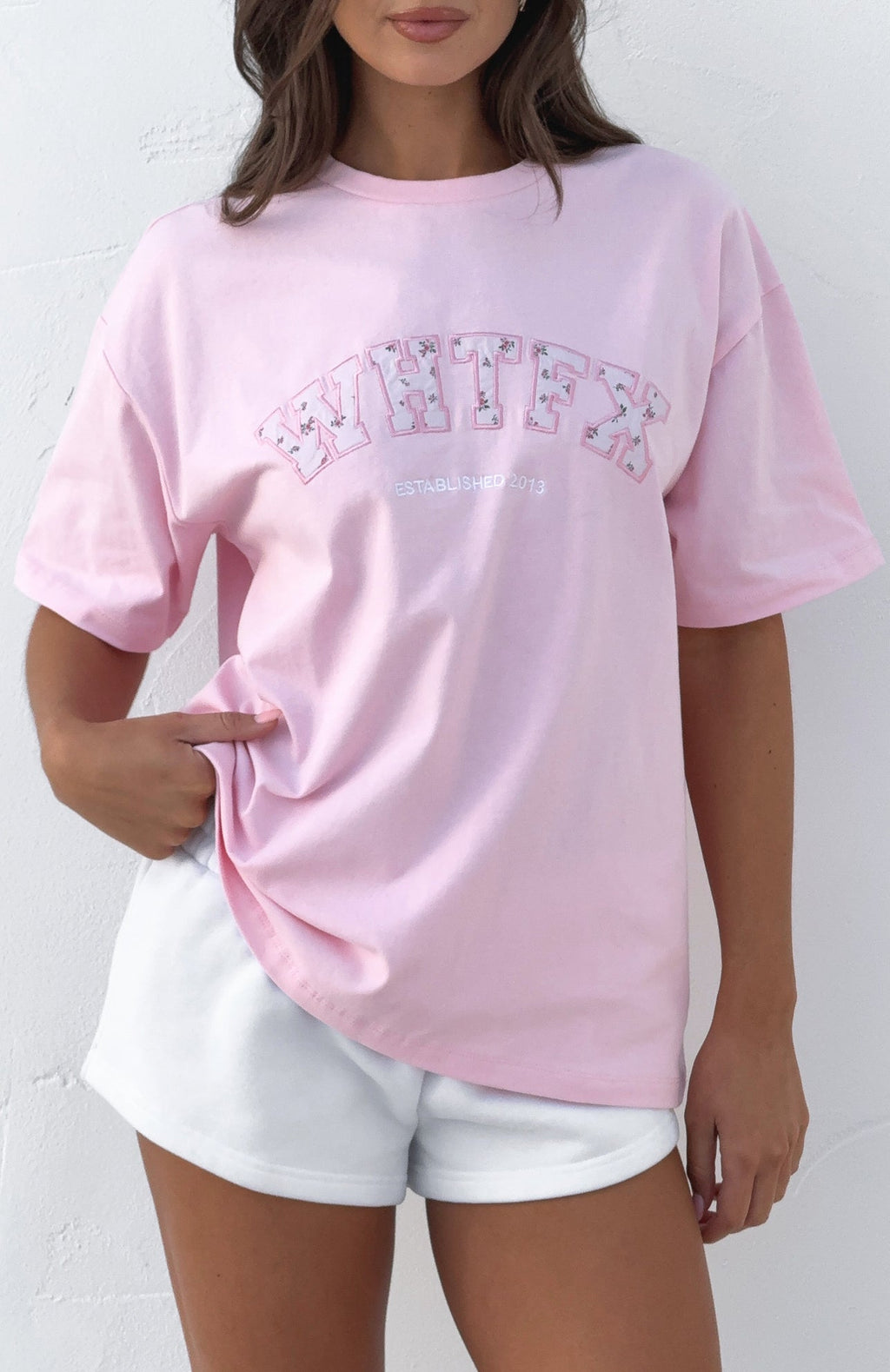 Sweet Sweet Moments Oversized Tee Pink