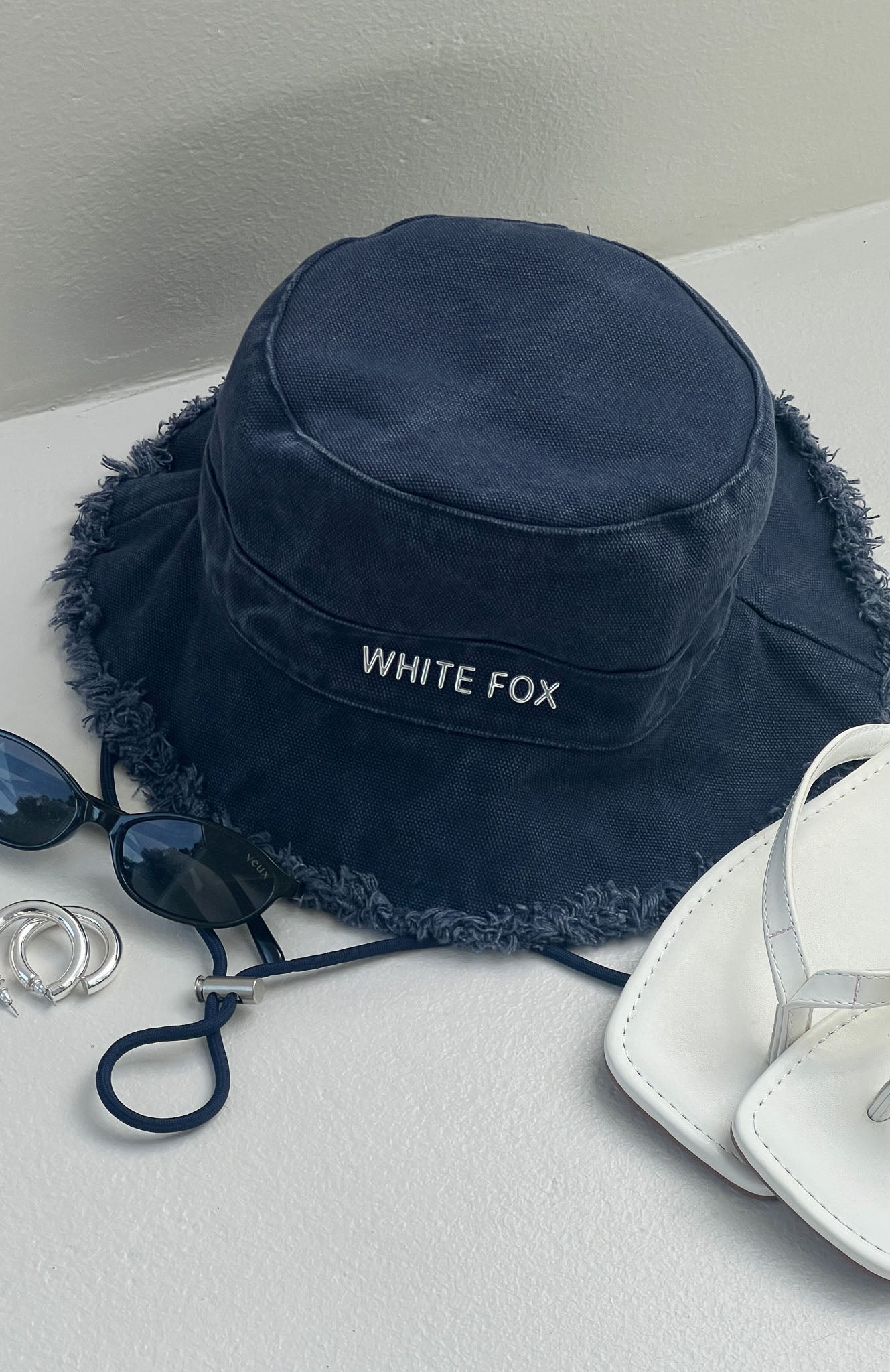 Take You Away Bucket Hat Navy