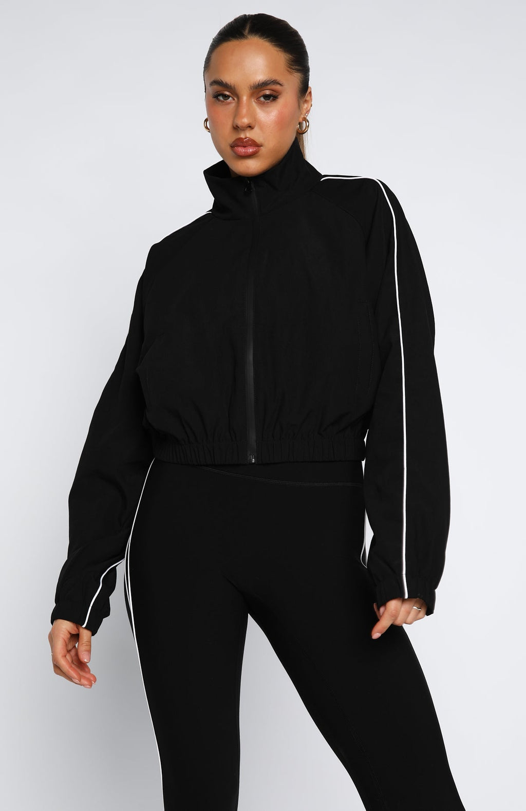 Victory Jacket Black/White