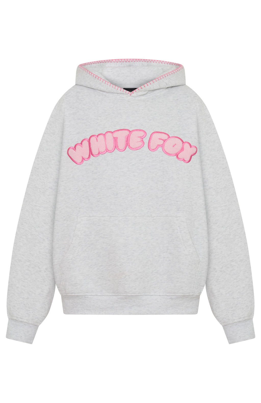 Vol. 1 Front Graphic Oversized Hoodie Grey Marle