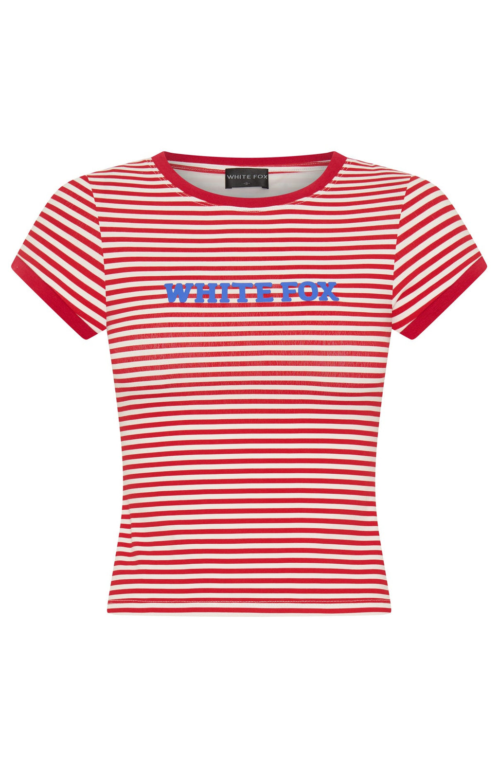 Weekend High Baby Tee Red Stripe