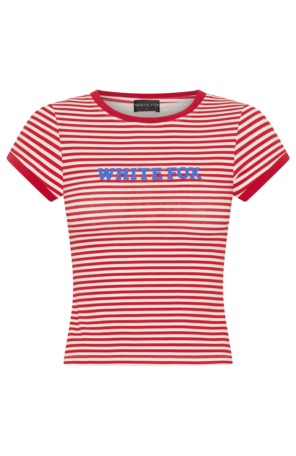 Weekend High Baby Tee Red Stripe