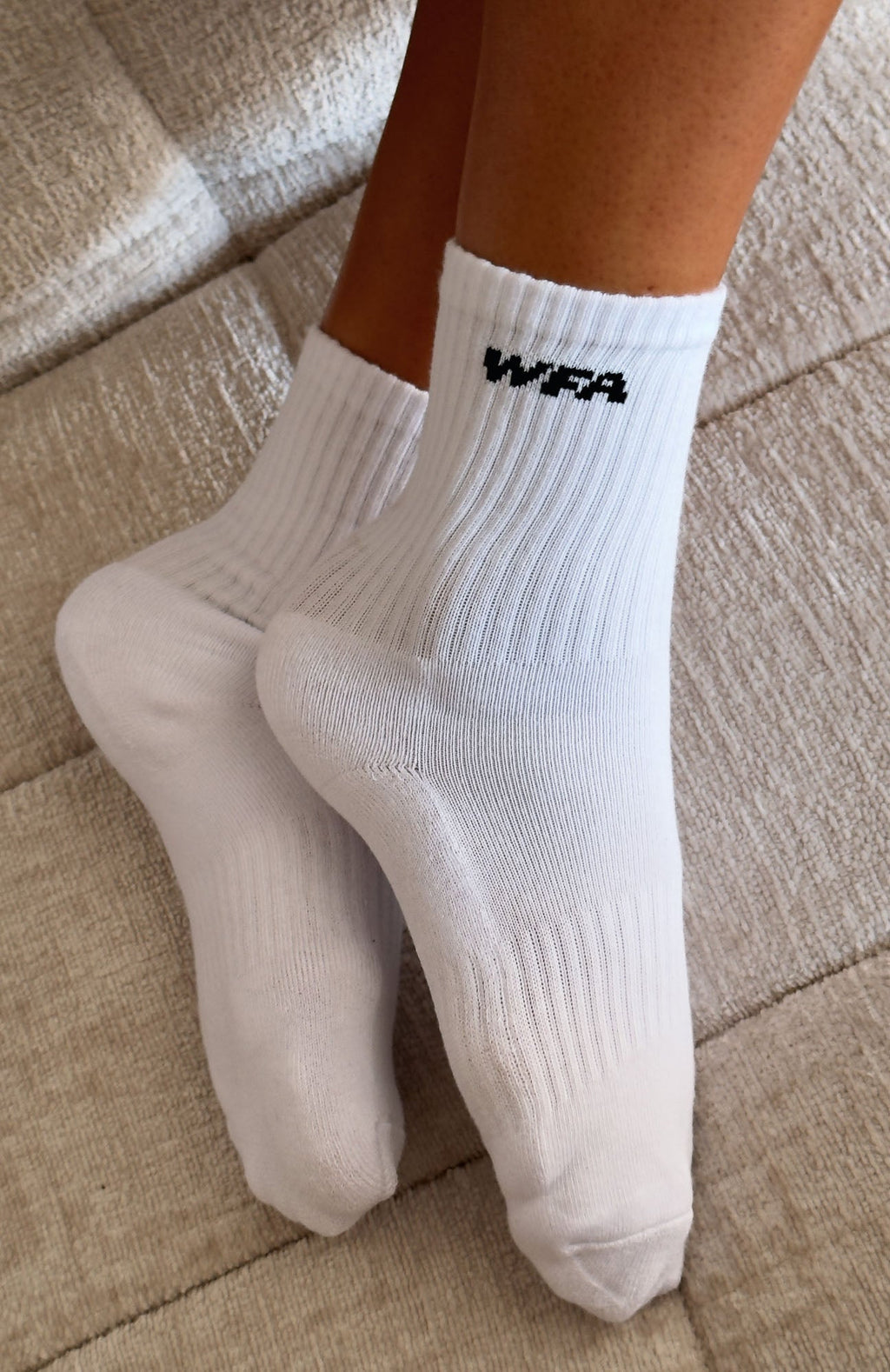WFA 2 Pack Socks White/Black