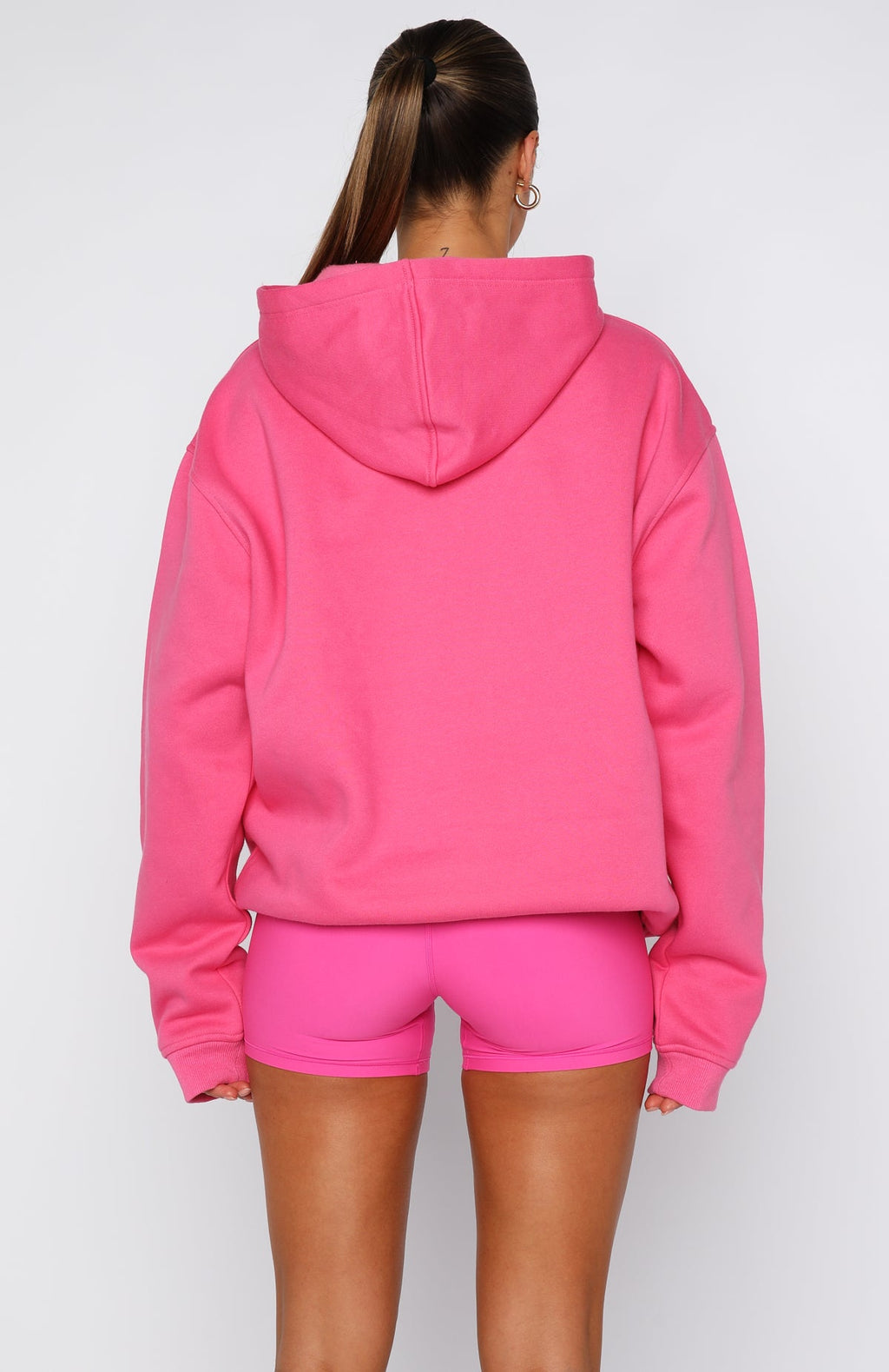 Winning Team Oversized Hoodie Bubblegum