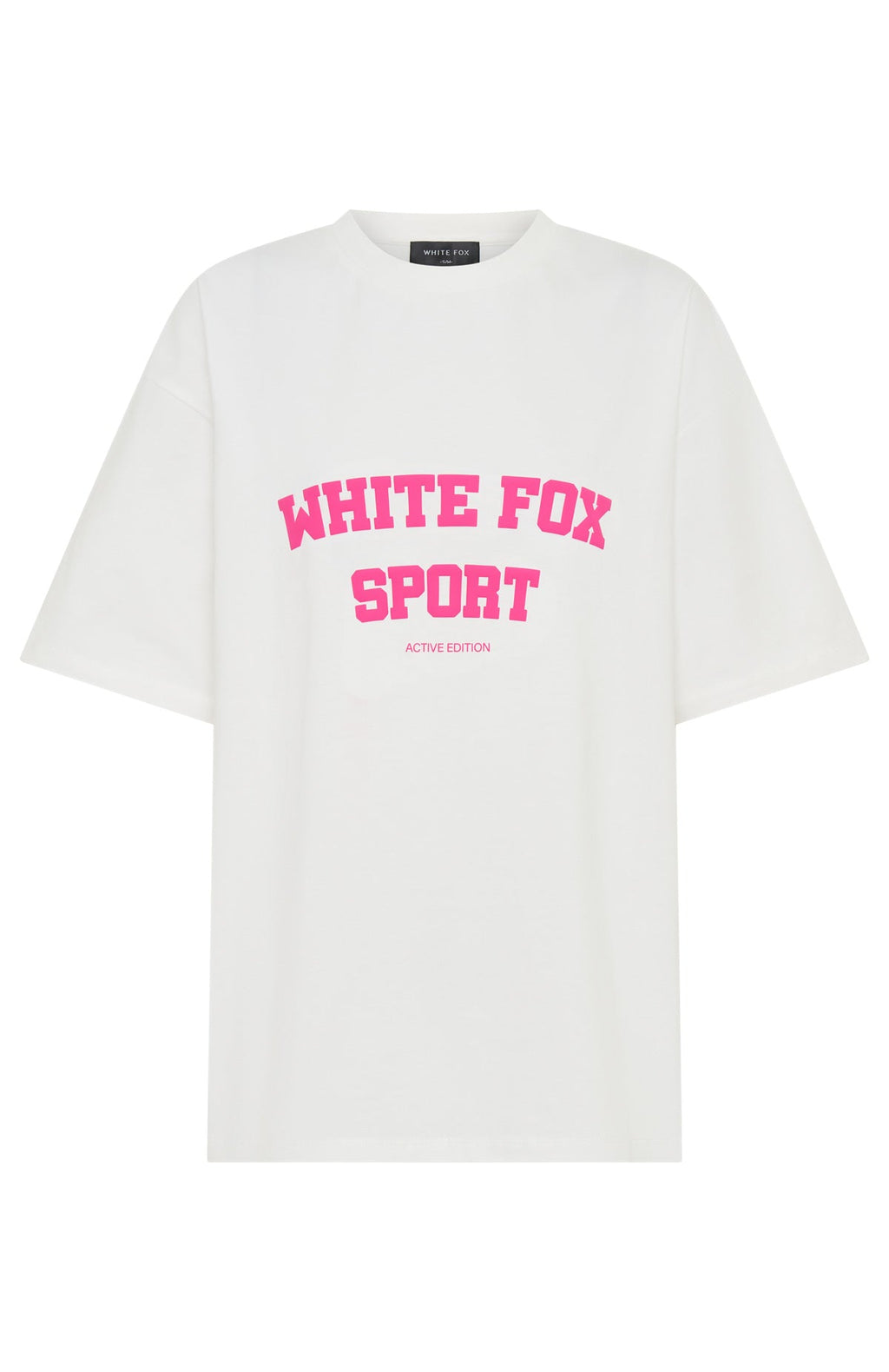 Winning Team Oversized Tee White/Bubblegum