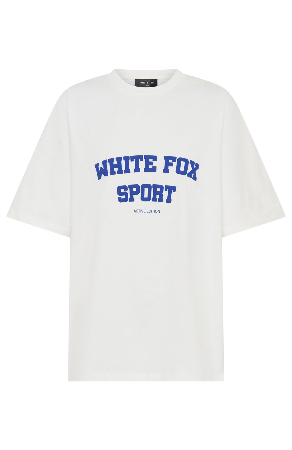 Winning Team Oversized Tee White/Electric Blue