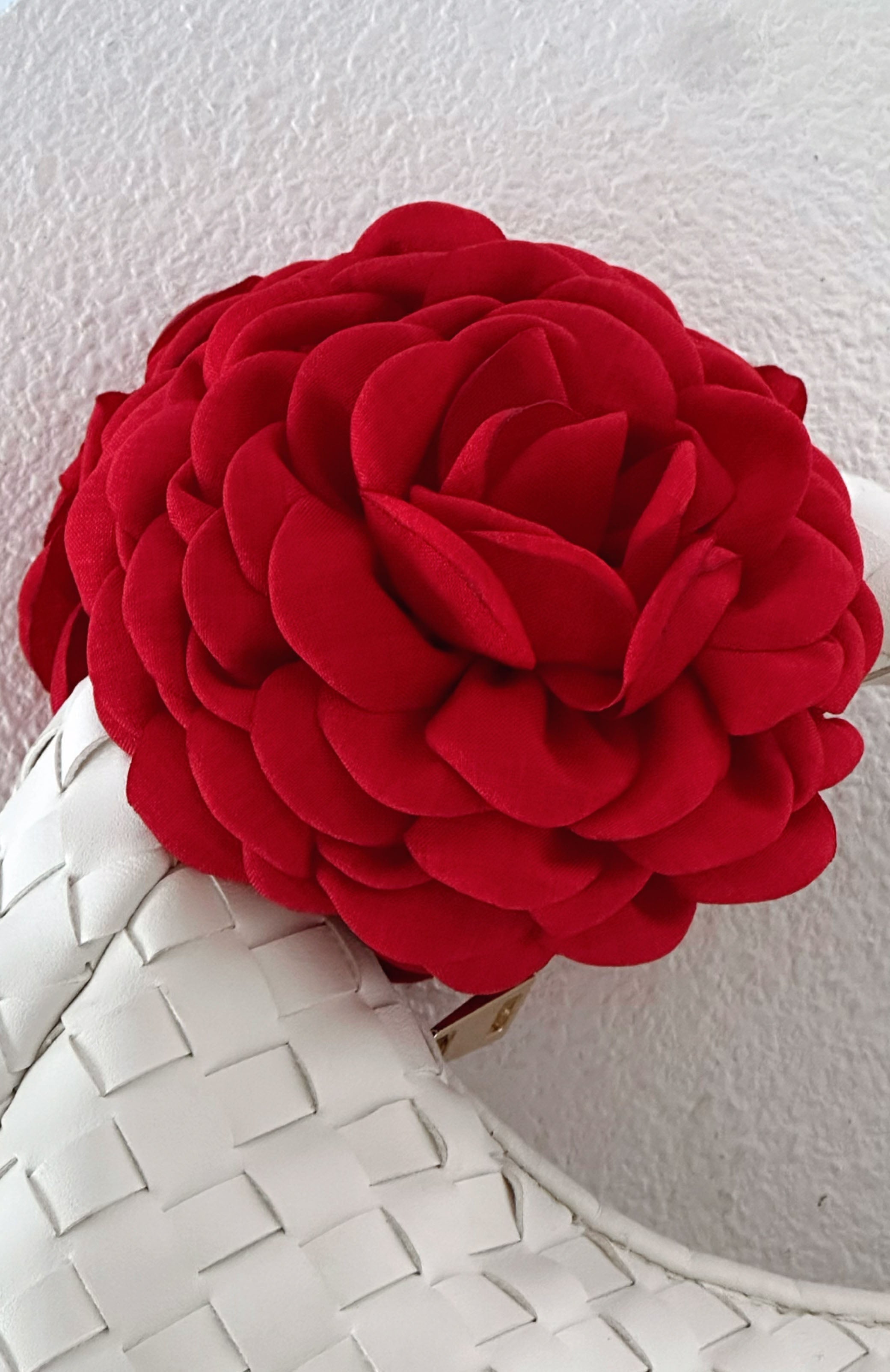 Zephyr Hair Clip Deep Red