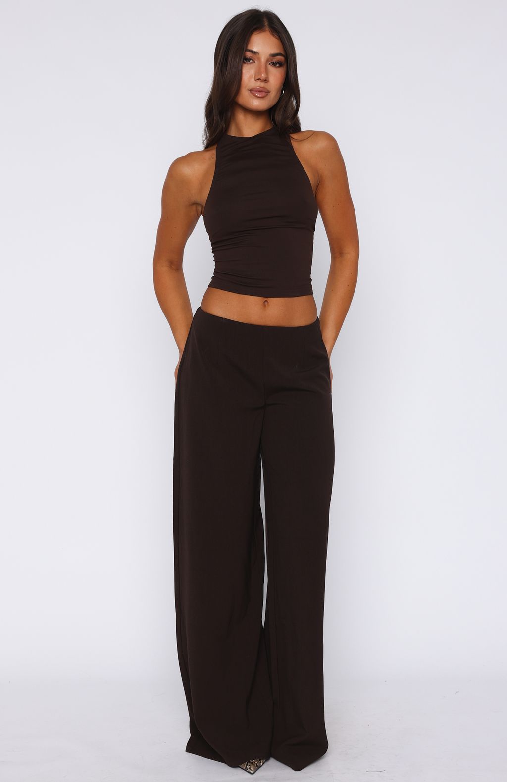 Walk With You Pants Chocolate